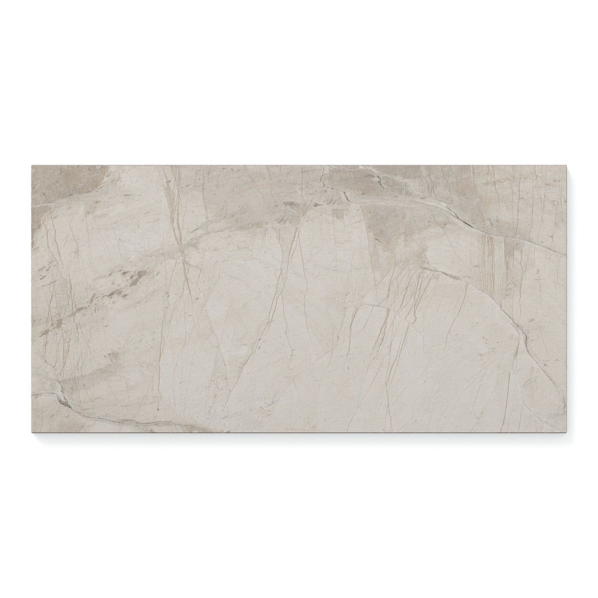 Declan 12 x 24 Matte Porcelain Tile in White