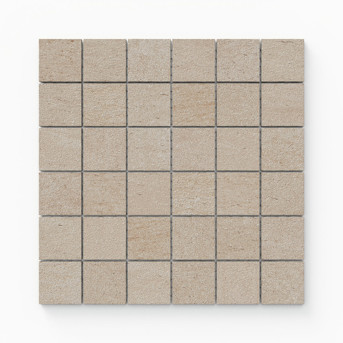 Brody 2 x 2 Matte Porcelain Mosaic Tile in Sand