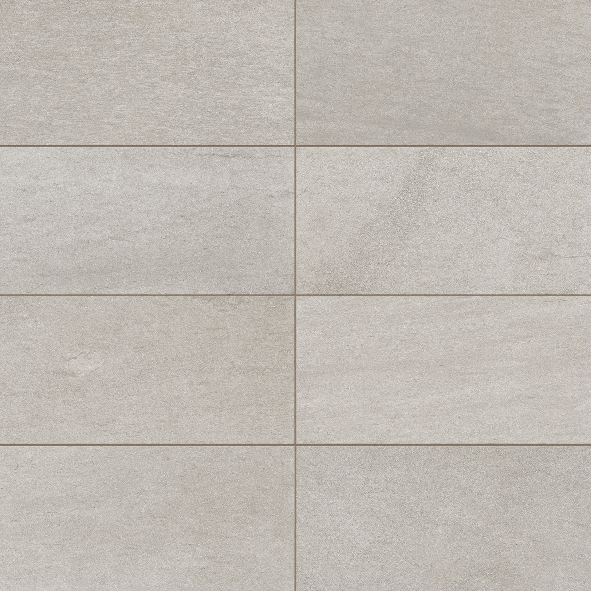 Brody 12 x 24 Matte Porcelain Tile in Light Grey