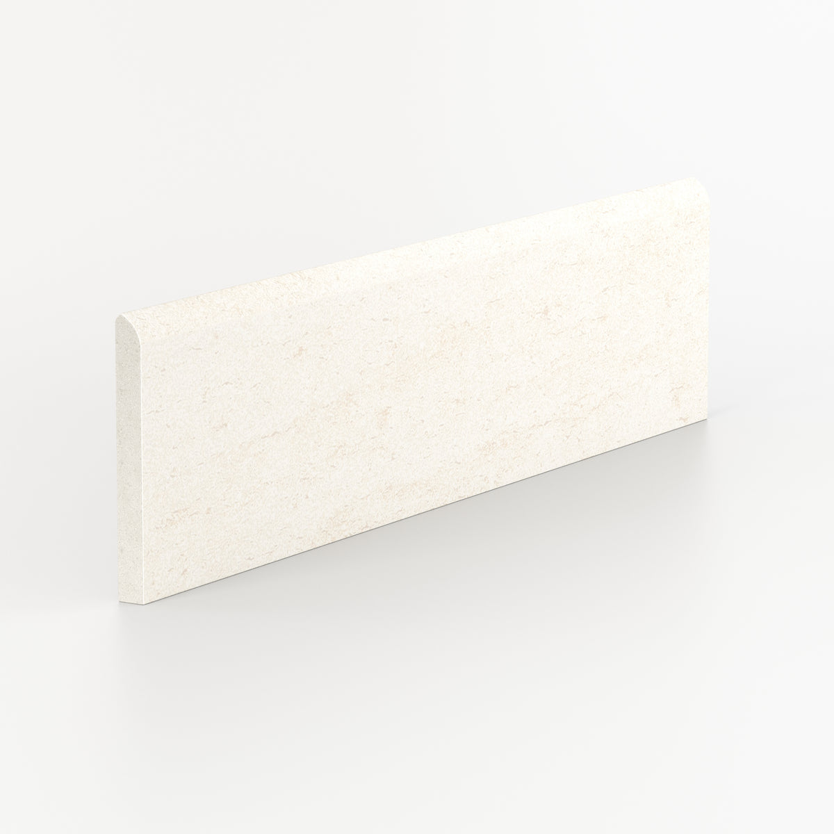Brody 3 x 12 Matte Porcelain Bullnose Tile in White
