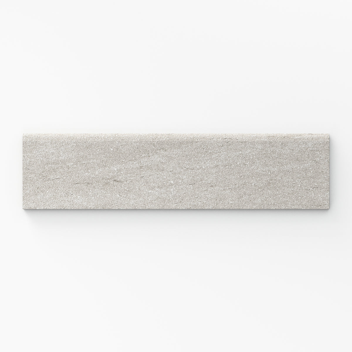 Brody 3 x 12 Matte Porcelain Bullnose Tile in Light Grey