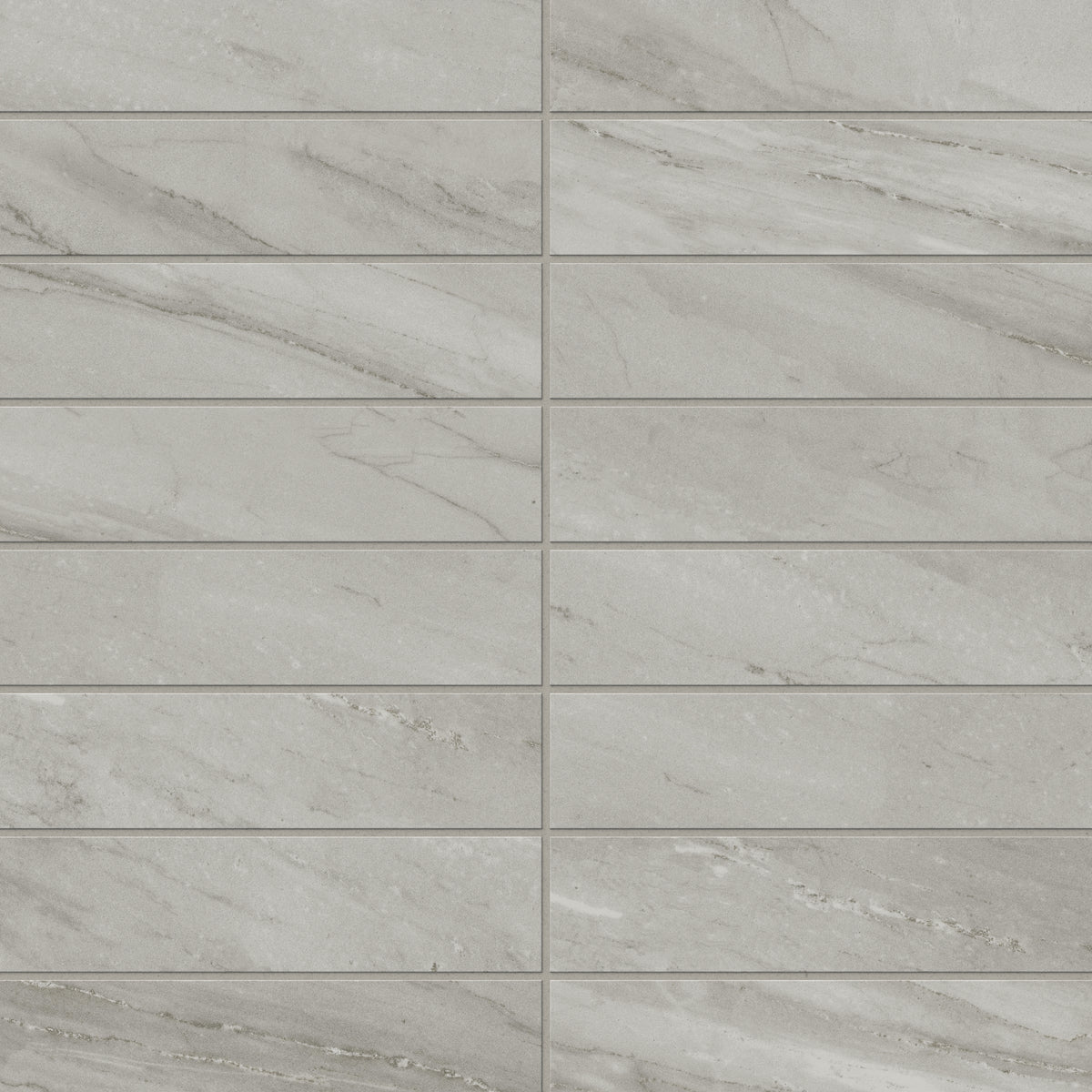 Chantel 3 x 12 Matte Porcelain Tile in Alaska Grey