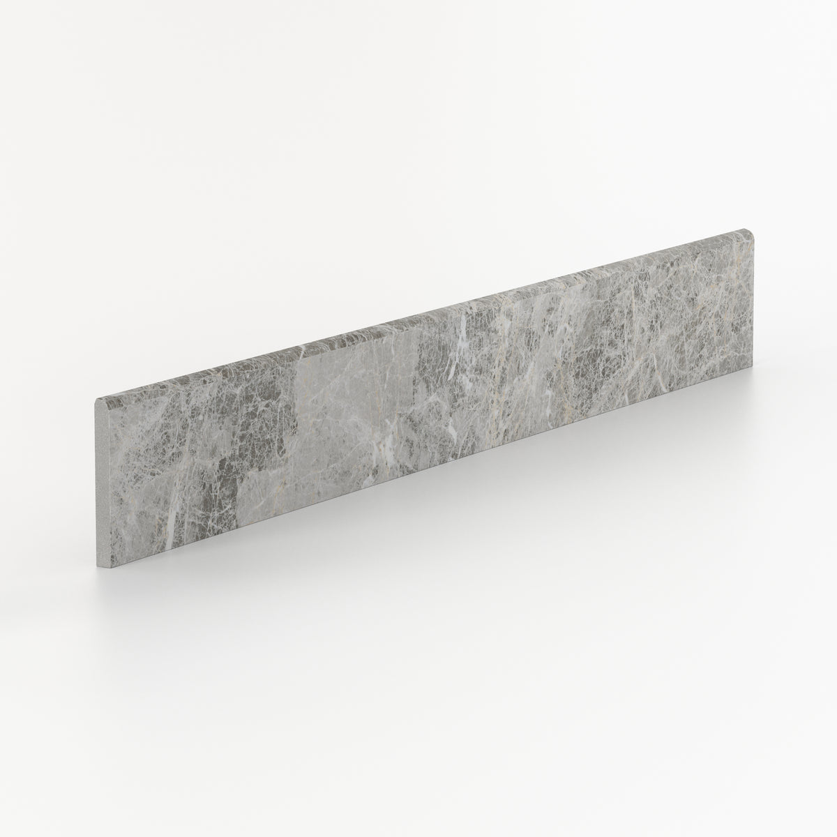 Chantel 3 x 24 Polished Porcelain Bullnose Tile in Imperial