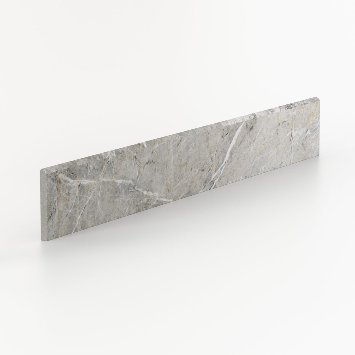 Chantel 3 x 24 Matte Porcelain Bullnose Tile in Imperial
