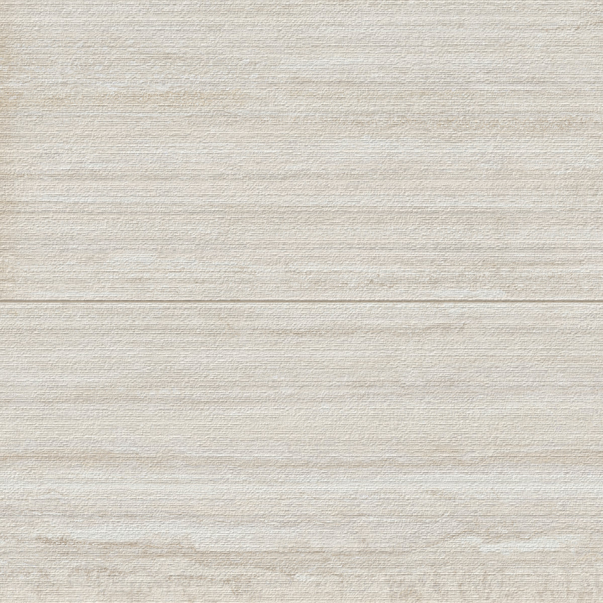 Detailed view of Wren 24x48 chiseled porcelain tiles in oat, showcasing a subtle texture and warm creamy hues for a refined and modern aesthetic.