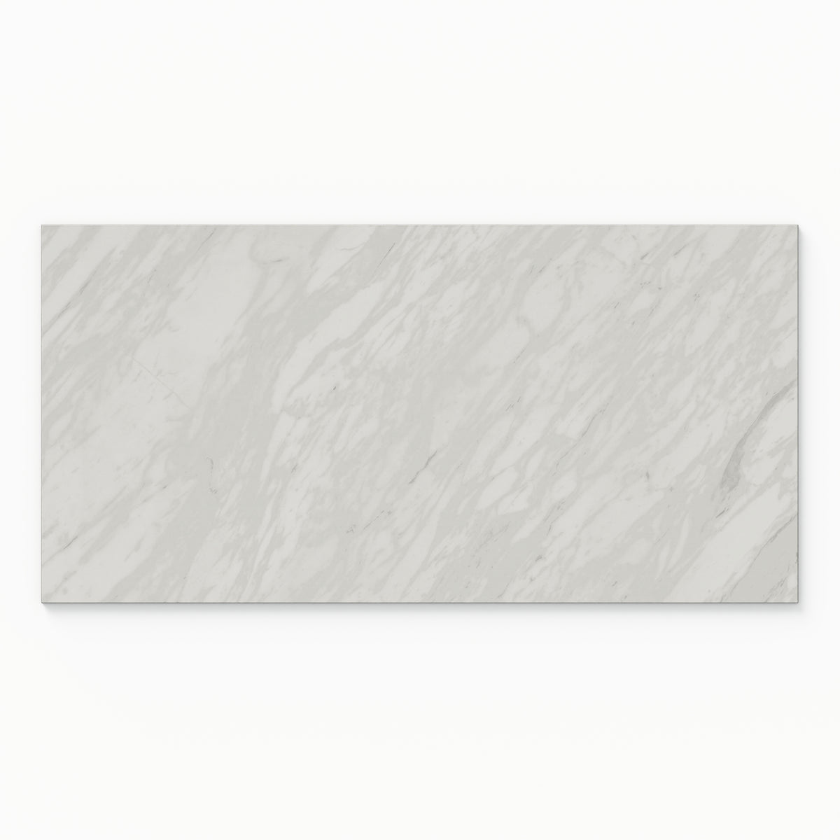Blair 24 x 48 Polished Porcelain Tile in Volakas White