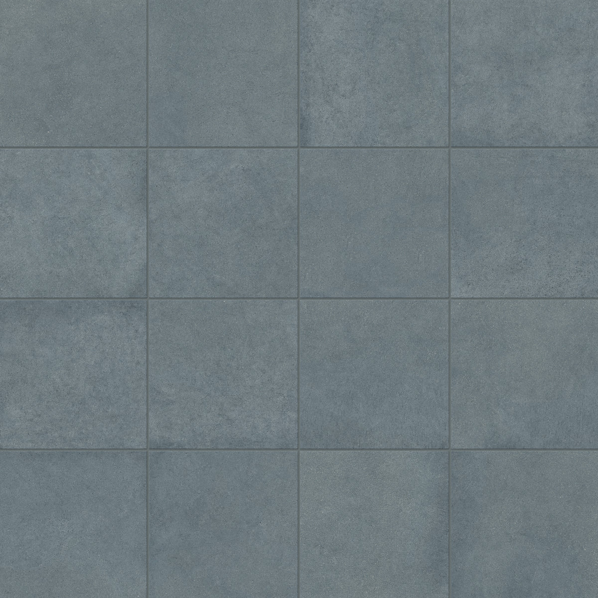 Palmer 12x12 matte porcelain tile in blue showcasing a textured surface, perfect for creating a bold and stylish look.