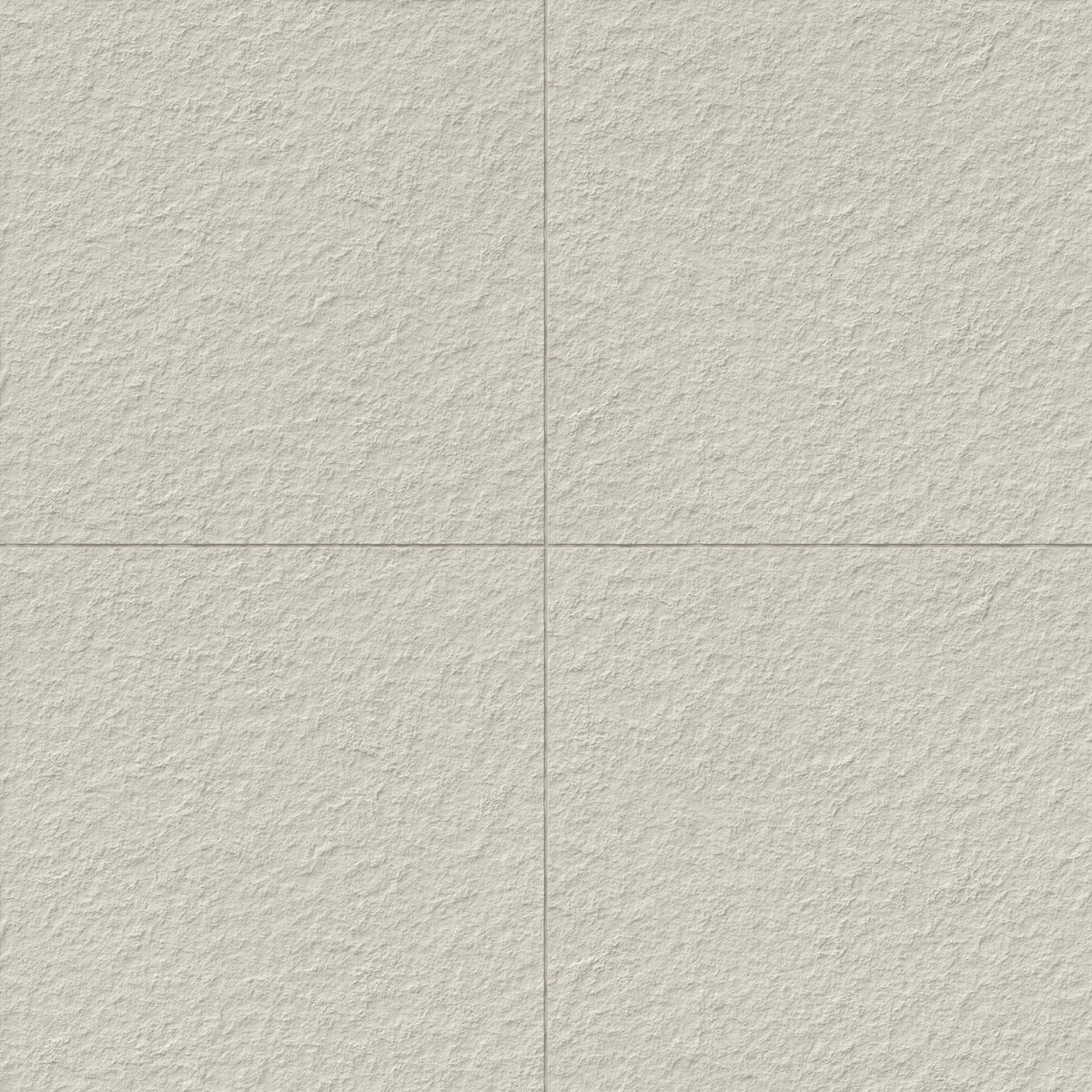 Palmer 24x24 raw porcelain tile in white featuring a textured surface with a soft off-white tone, perfect for rustic and natural-inspired designs.
