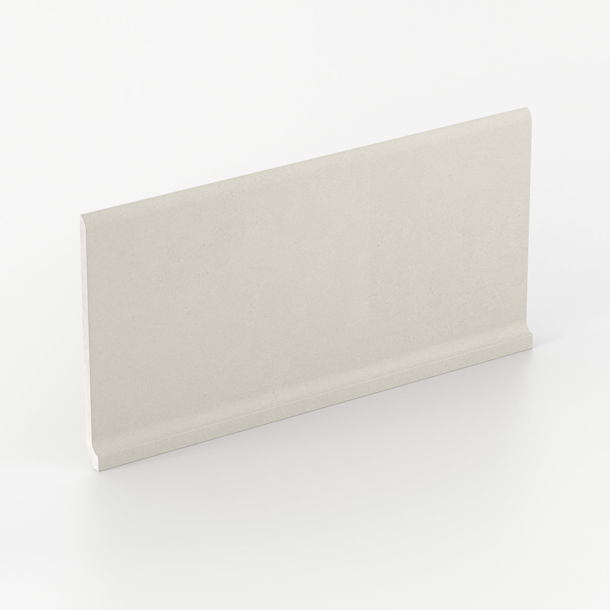 Palmer 6 x 12 Matte Porcelain Cove Base Tile in White