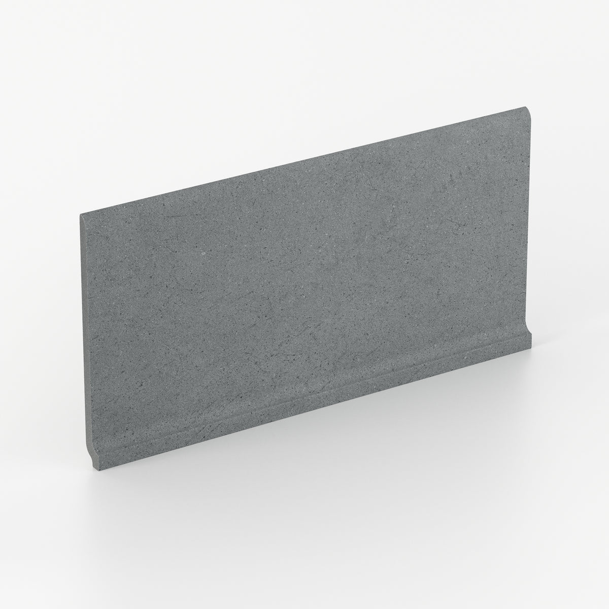 Palmer 6 x 12 Matte Porcelain Cove Base Tile in Grey