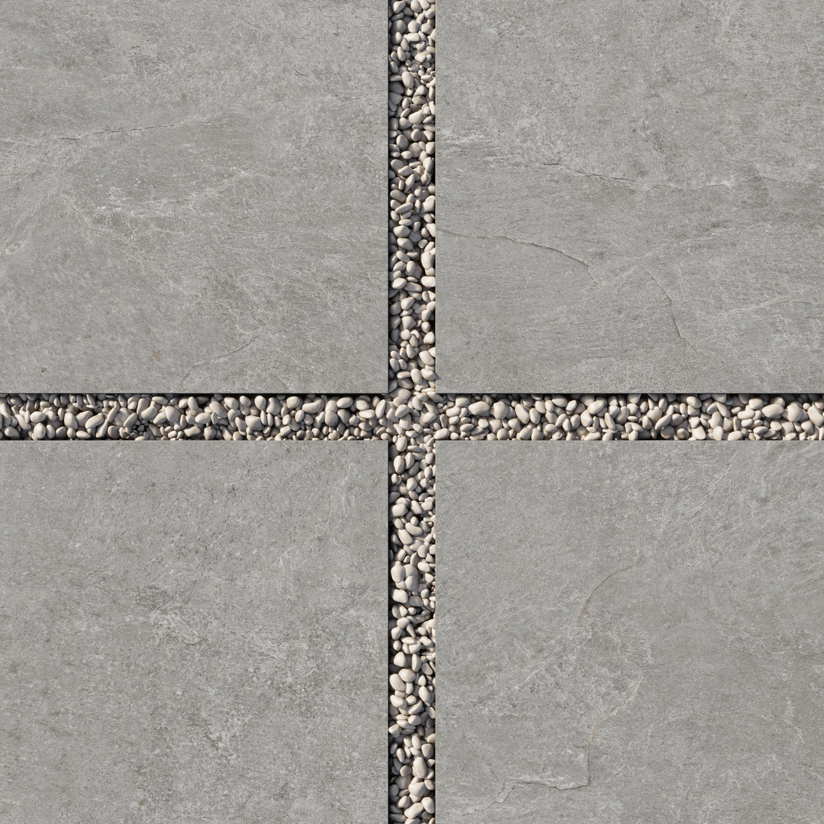 Dawson 24 x 24 Grip Porcelain 2cm Paver Tile in Millstone