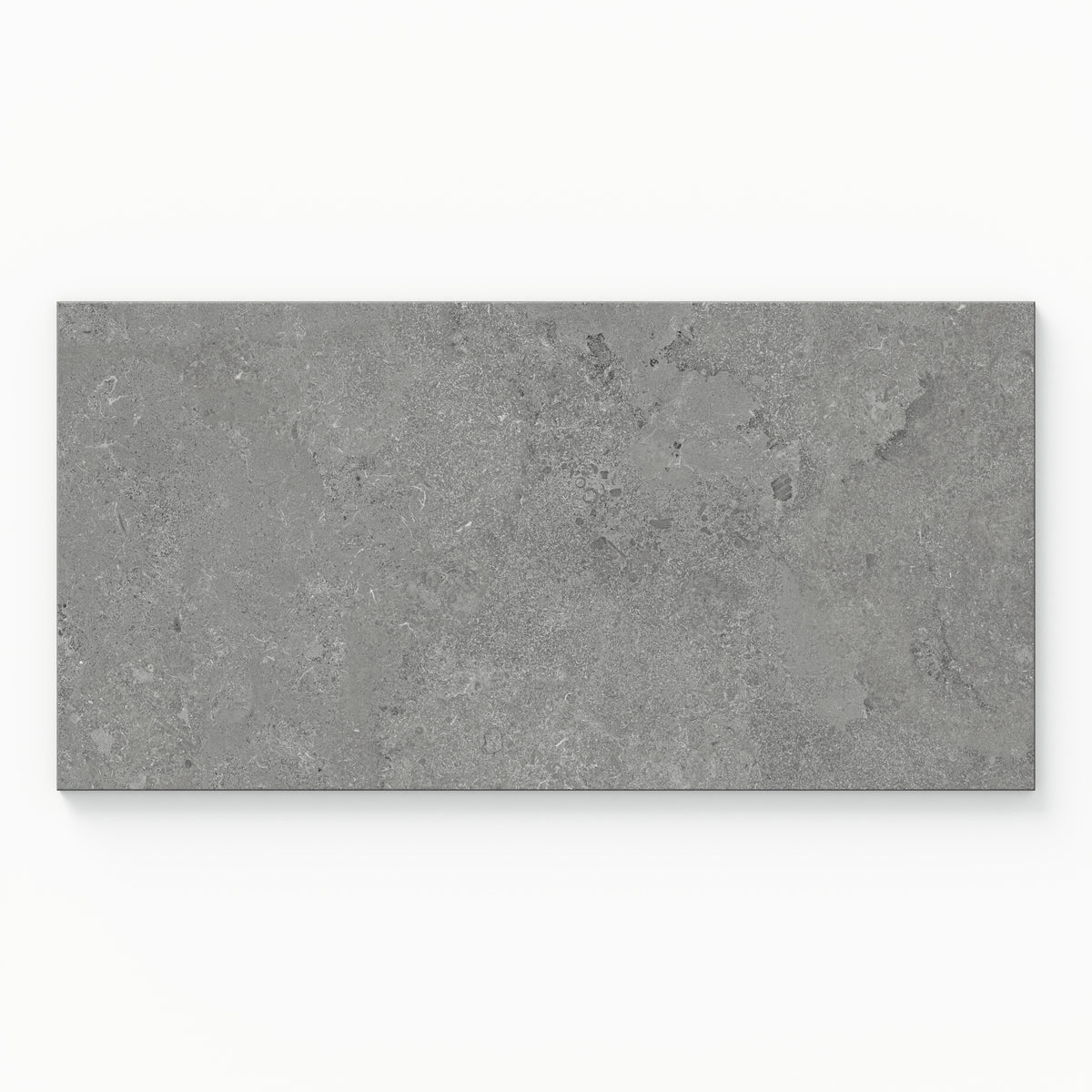 Tatum 12 x 24 Matte Porcelain Tile in Cross-Cut Pewter