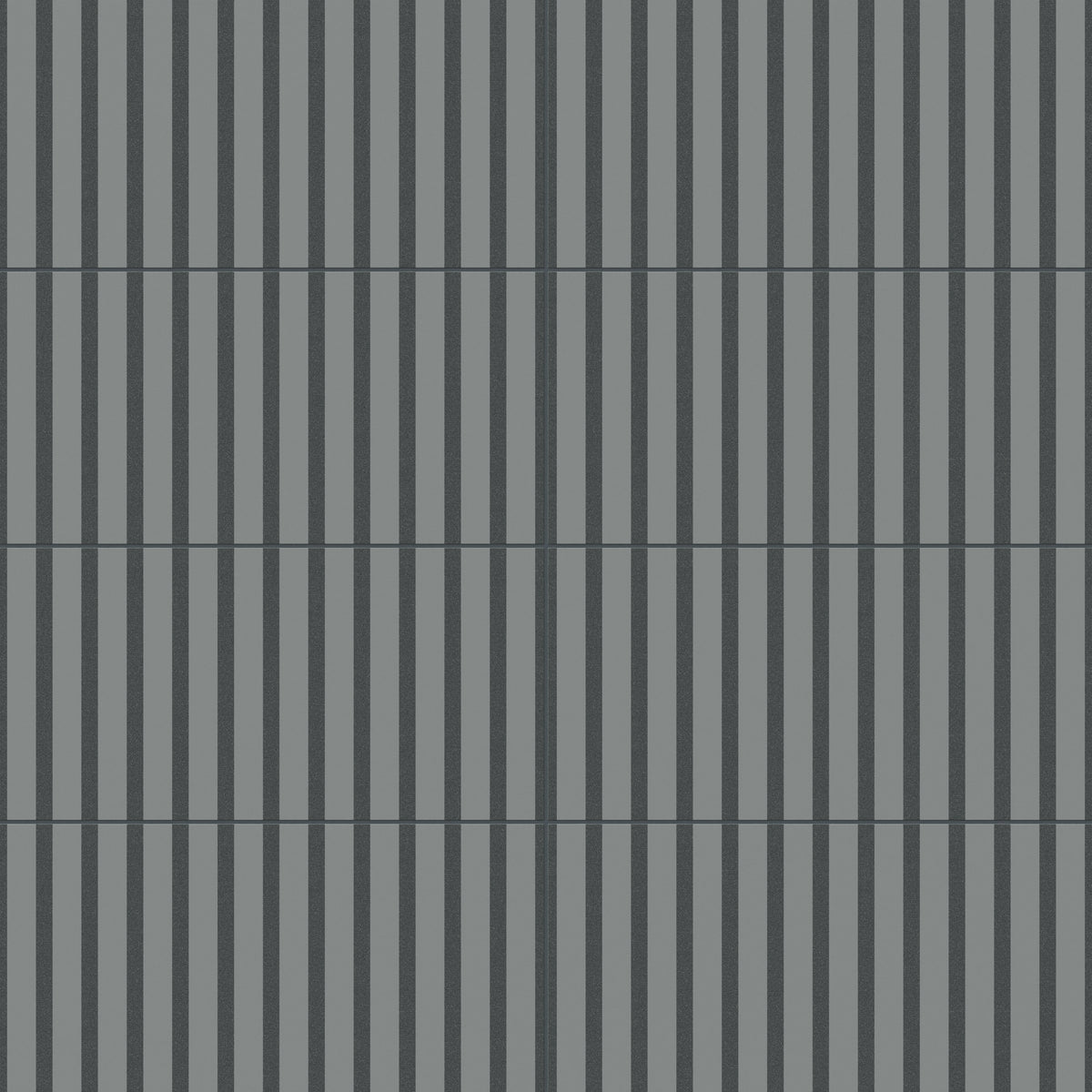 Riley 24 x 24 Matte Porcelain Tile in Striped Pattern Indigo
