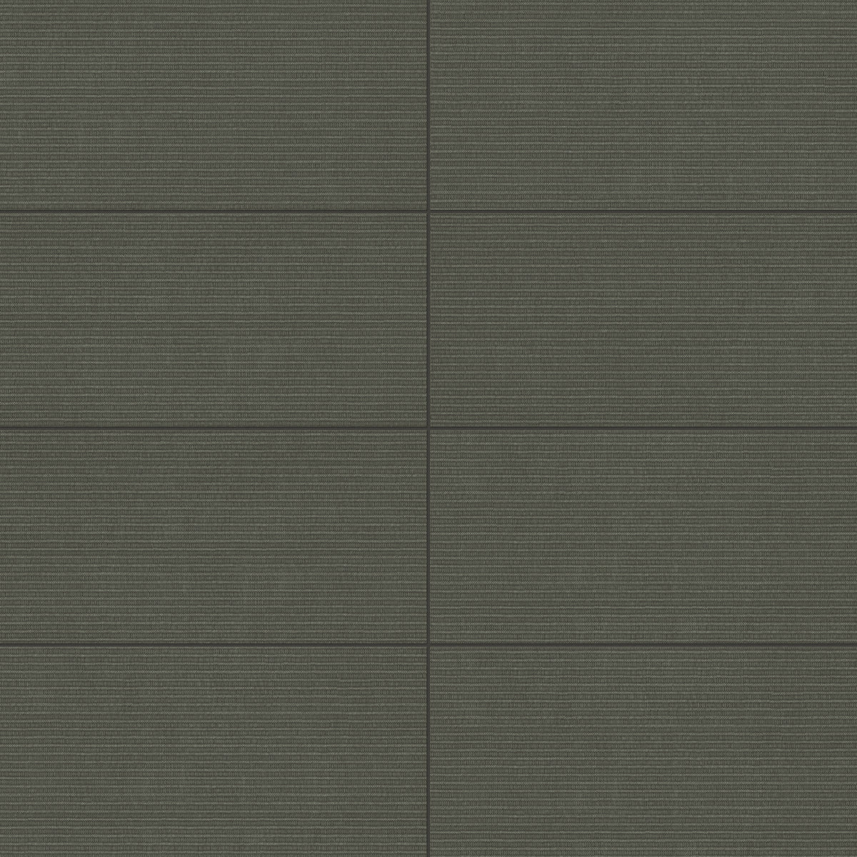 These 12x24 dark grey tiles, boasting a matte finish and finely woven pattern, lend a chic and modern feel to any contemporary space.