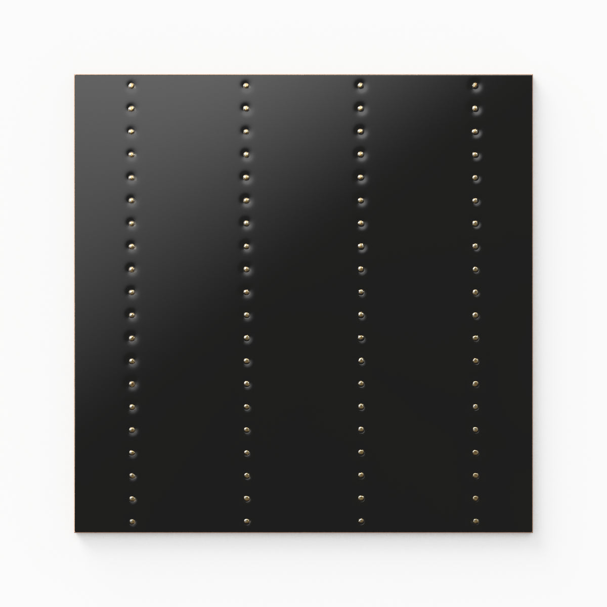Kira 12 x 12 Satin Ceramic Tile in Dotted Lines Black