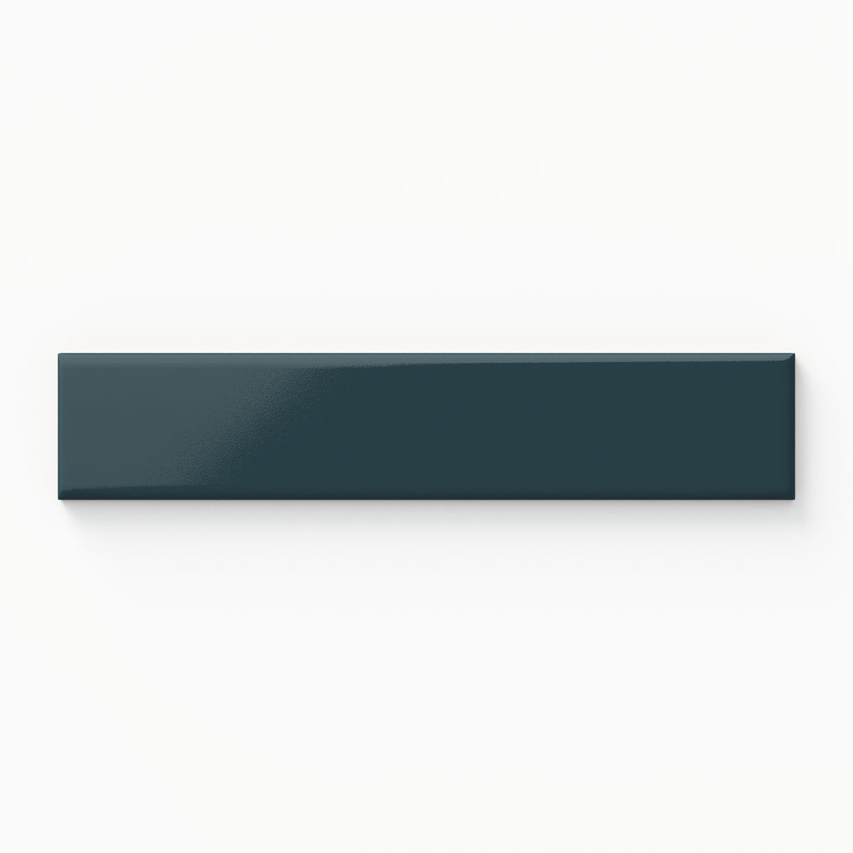Reagan 2 x 10 Glossy Ceramic Tile in Teal