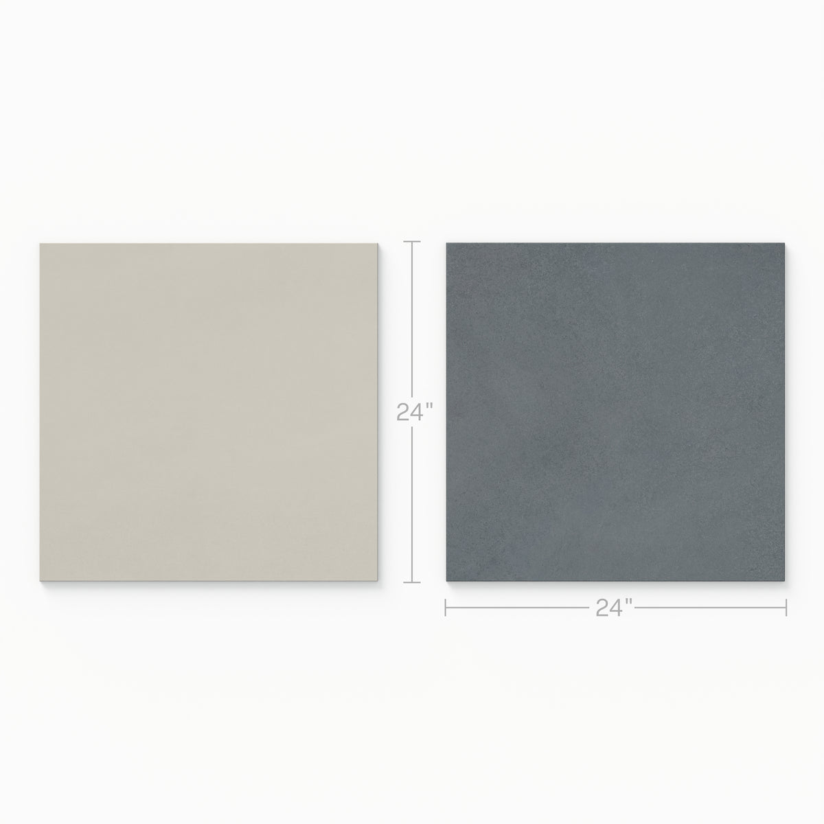 Palmer 24 x 24 Checkerboard Matte Porcelain Tile in White and Ocean Blue