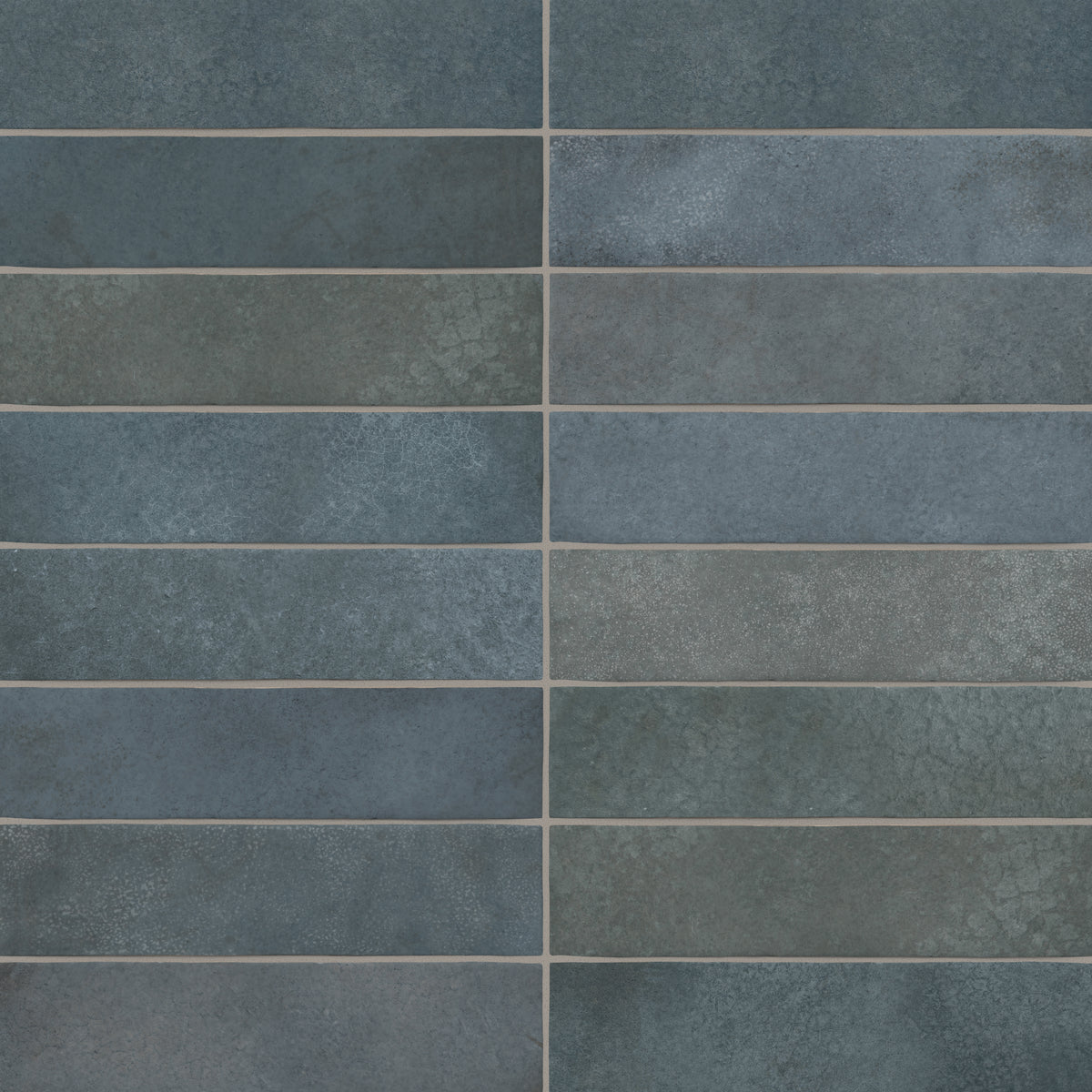 Juliet 2.5 x 10 Matte Porcelain Tile in Denim