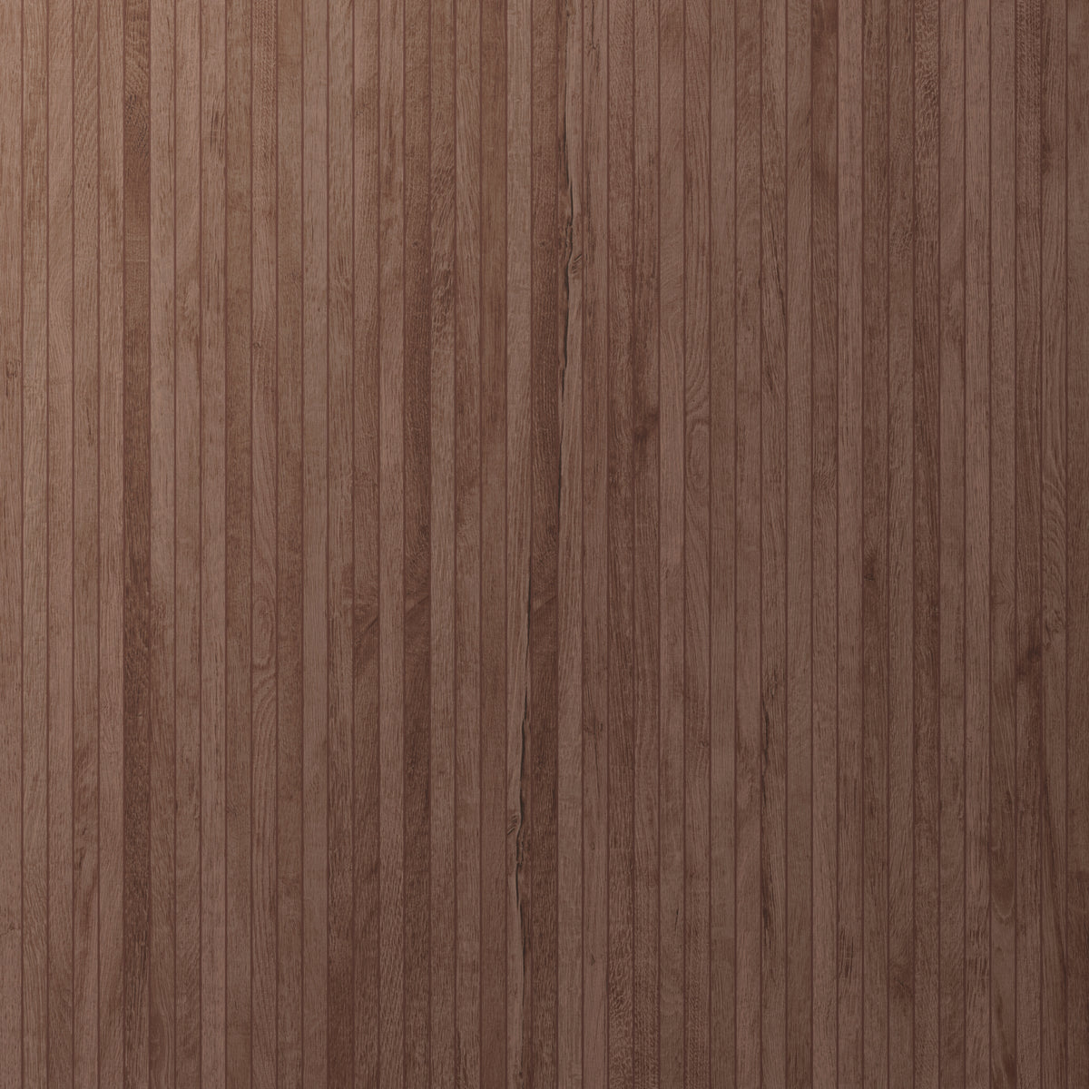 Espresso wood-look porcelain 8x48 mosaic tile with a matte finish, featuring deep brown tones and linear plank-style texture.