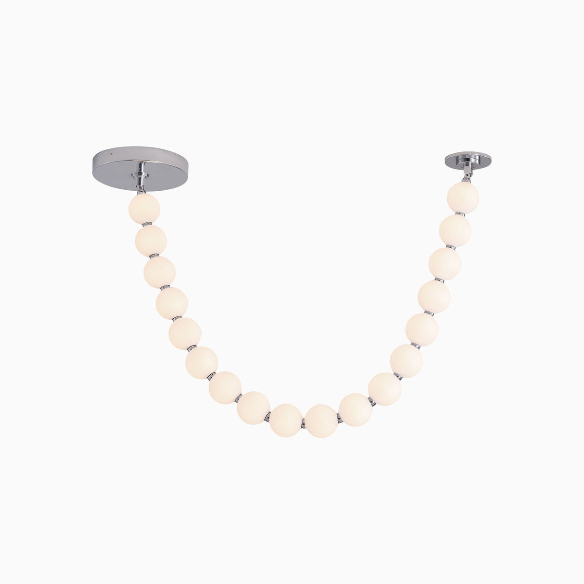 Lani 5' LED Pendant in Chrome with Remote Driver
