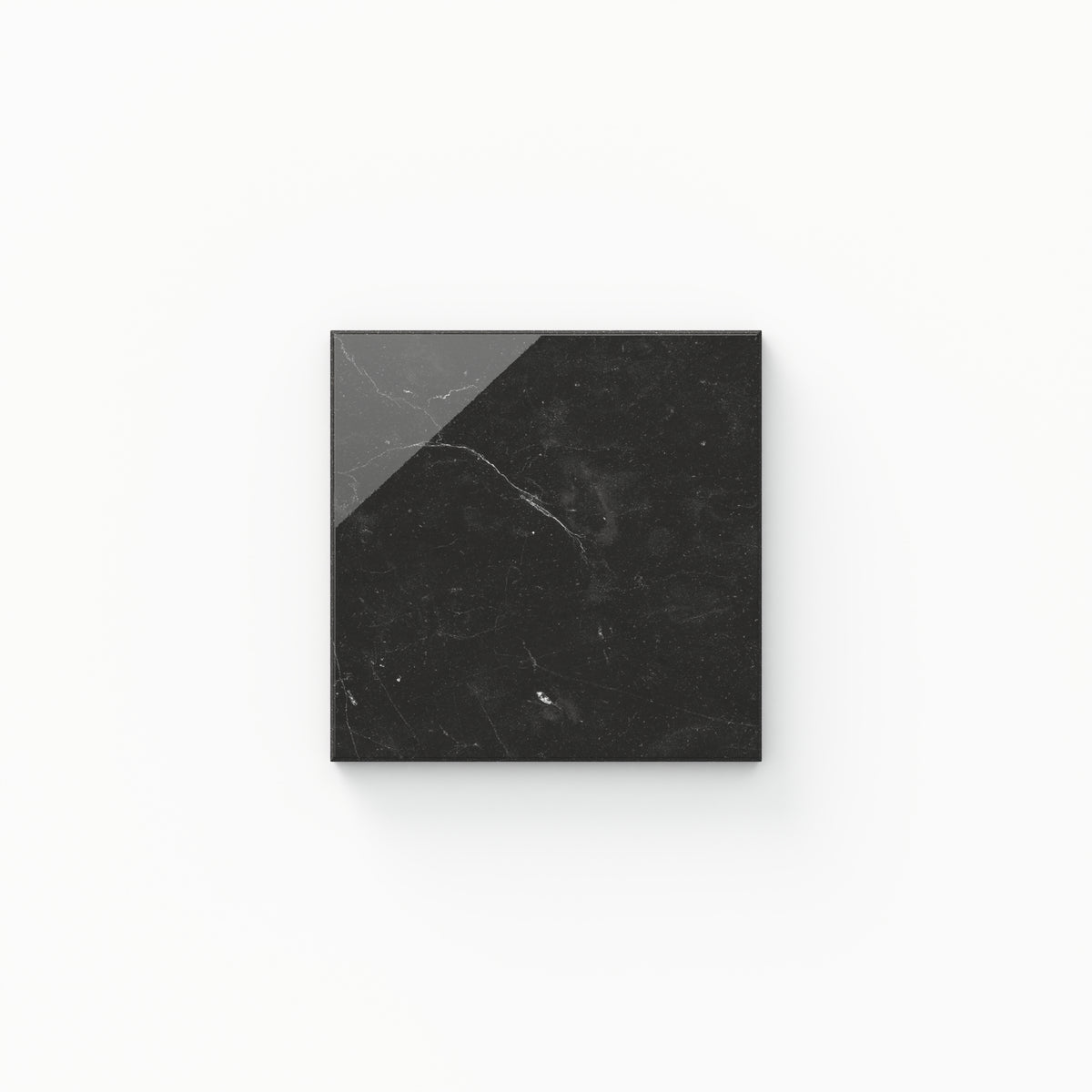 Leona 4 x 4 Polished in Nero Marquina Sample