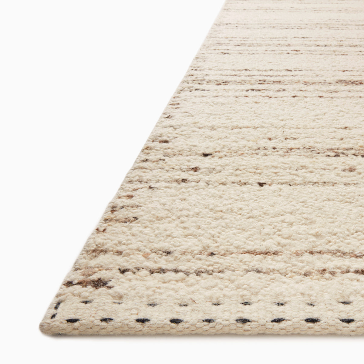 Bowie Rug in Bone / Chocolate