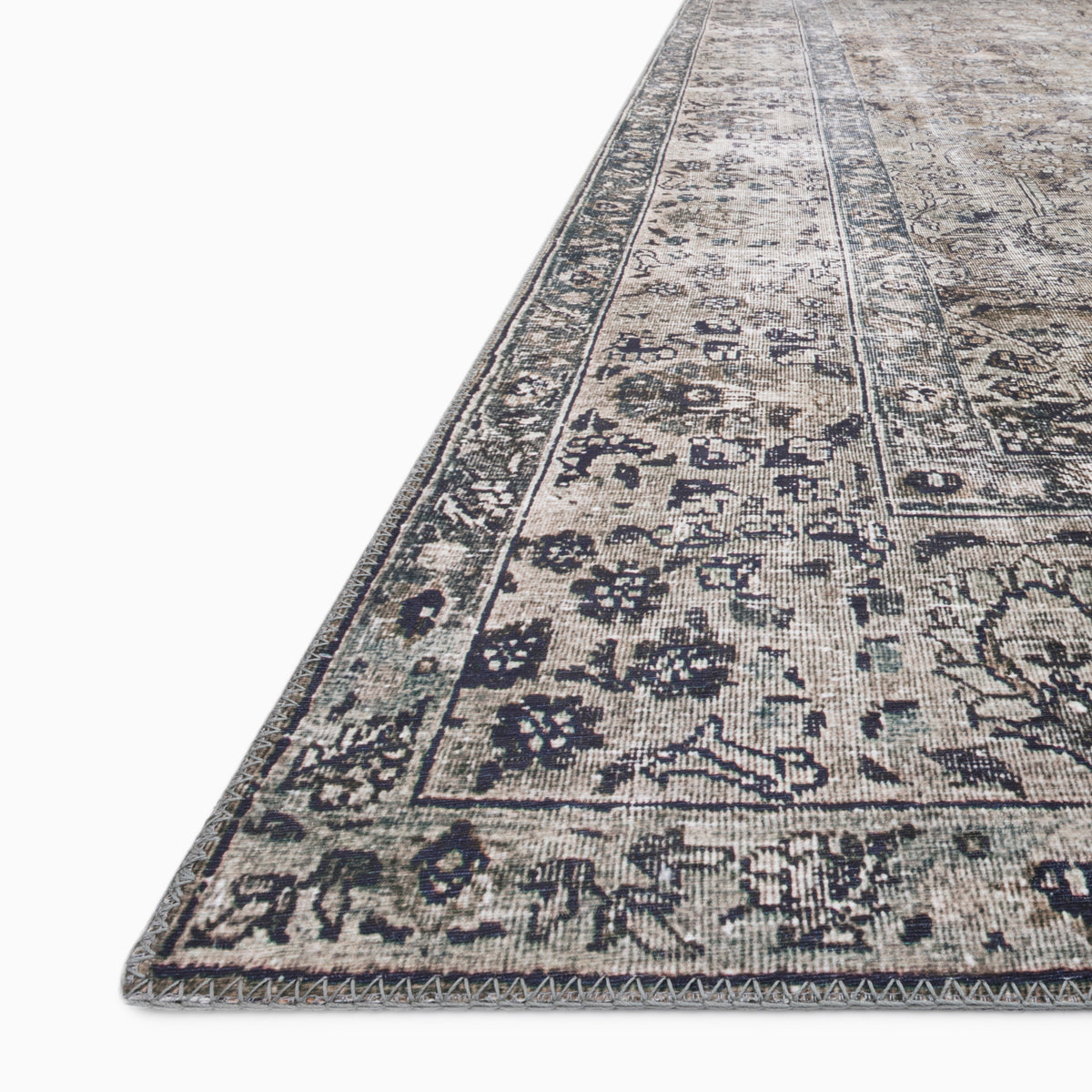 Hutchinson Rug in Slate / Fog