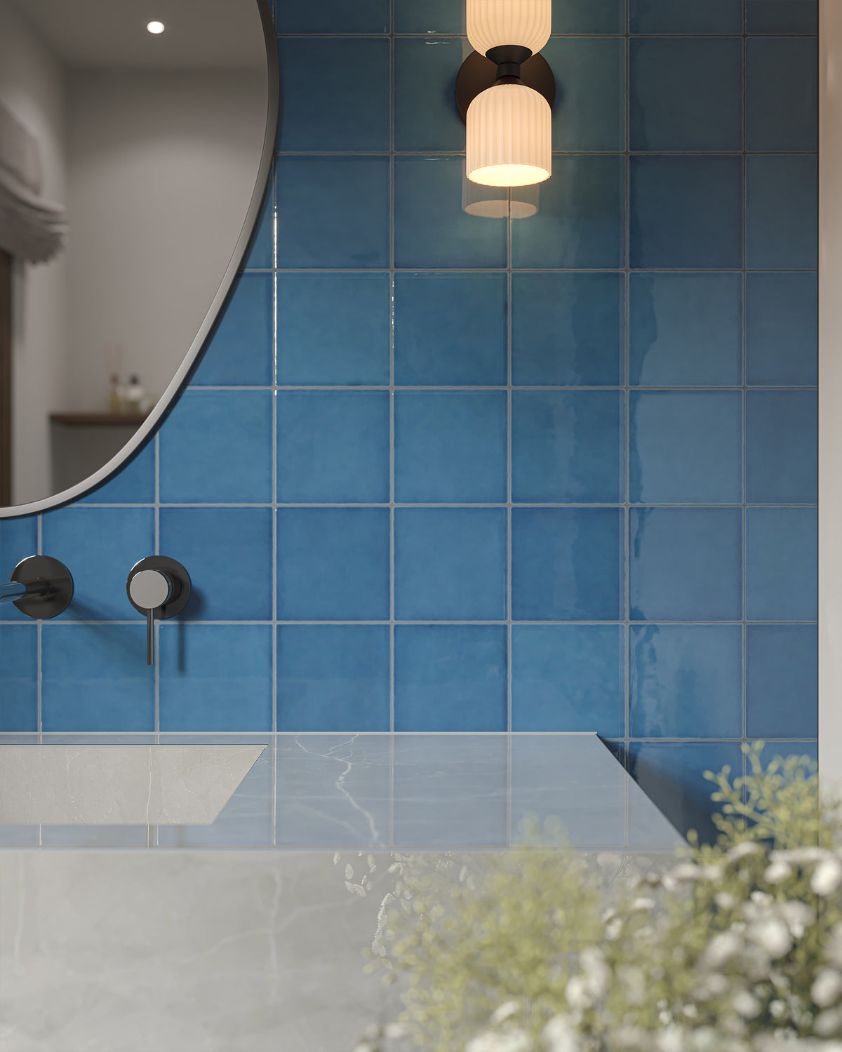 Leona 24 x 48 Polished Porcelain Tile in Amani Grey