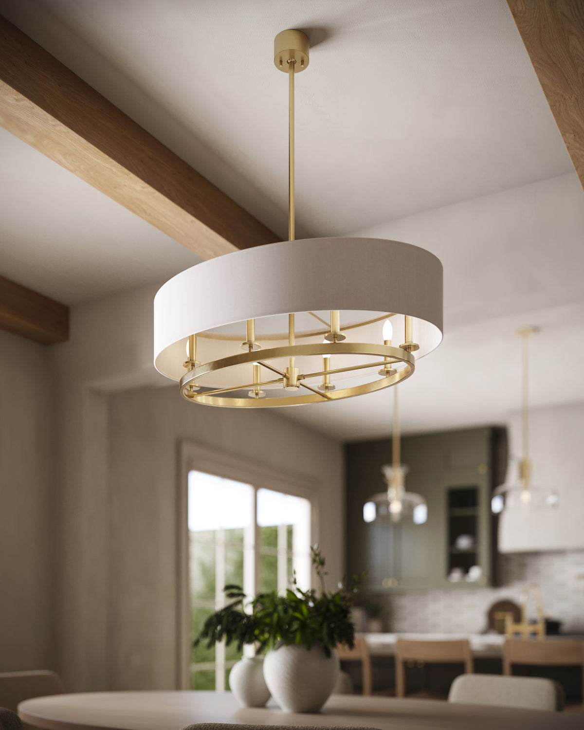Reece Lighting In Aged Brass