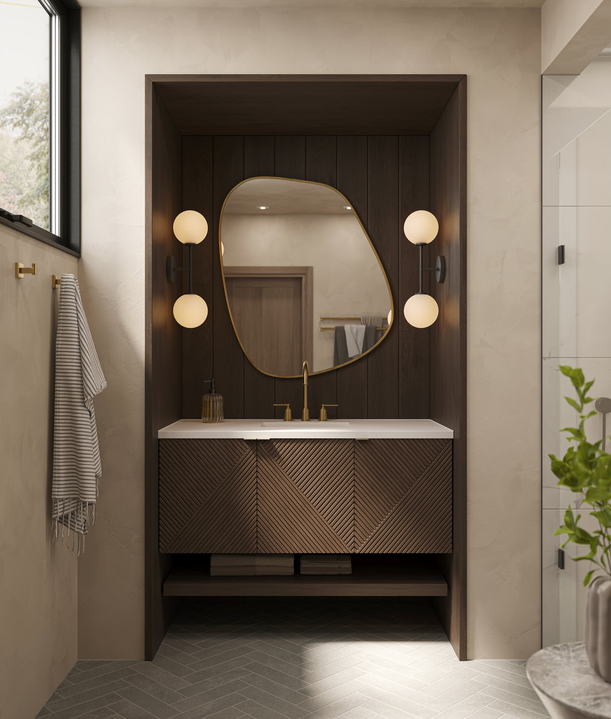Shea 3 x 12 Matte Porcelain Tile in Storm Grey