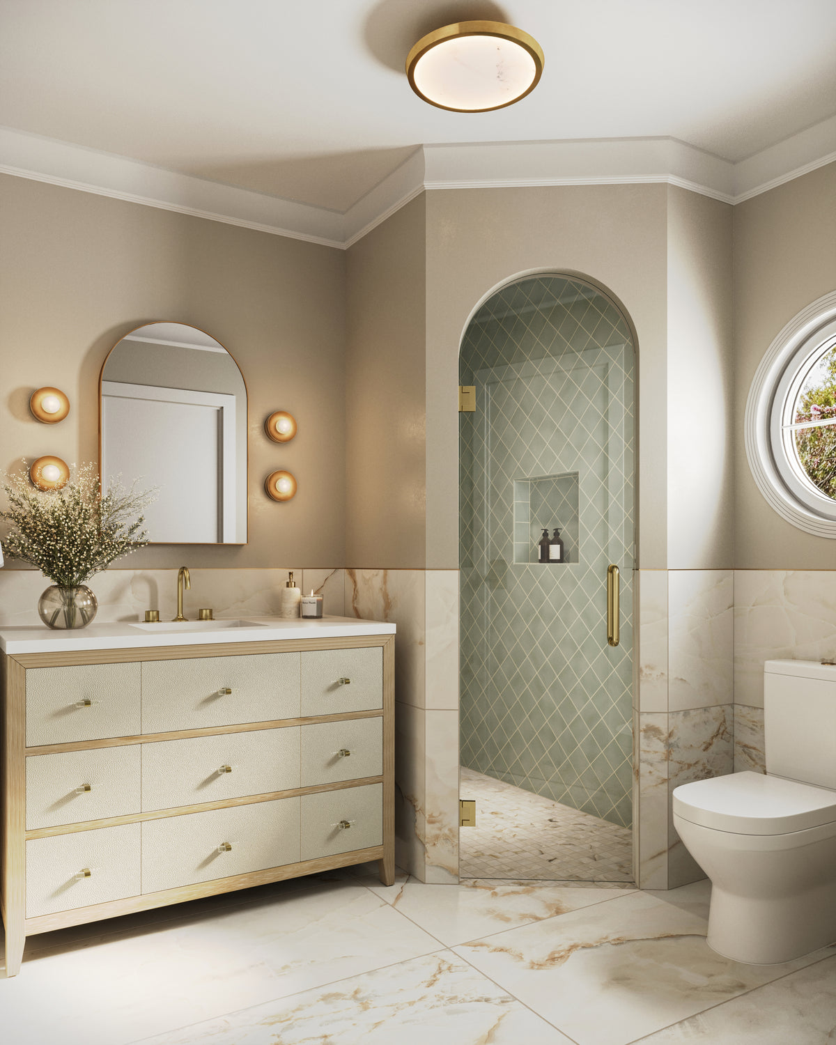 Astrid 24 x 48 Matte Porcelain Tile in Alabaster