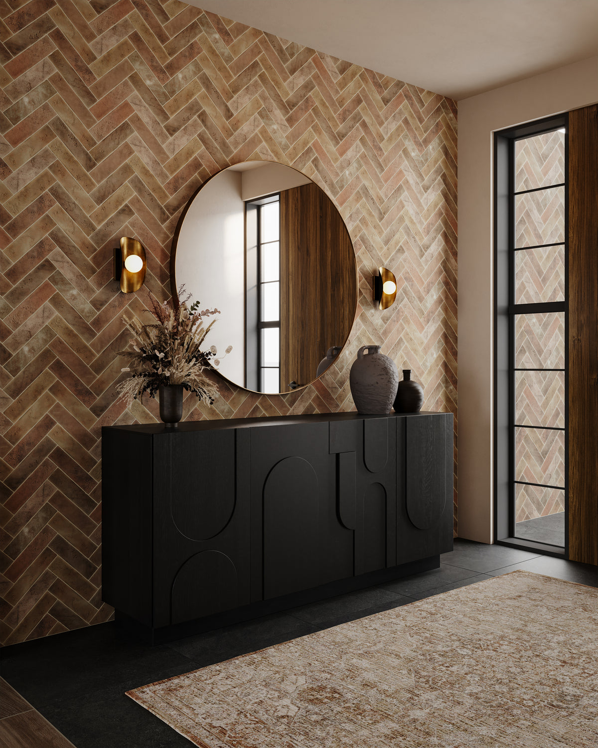 Everett 2 x 10 Matte Ceramic Tile in Almond