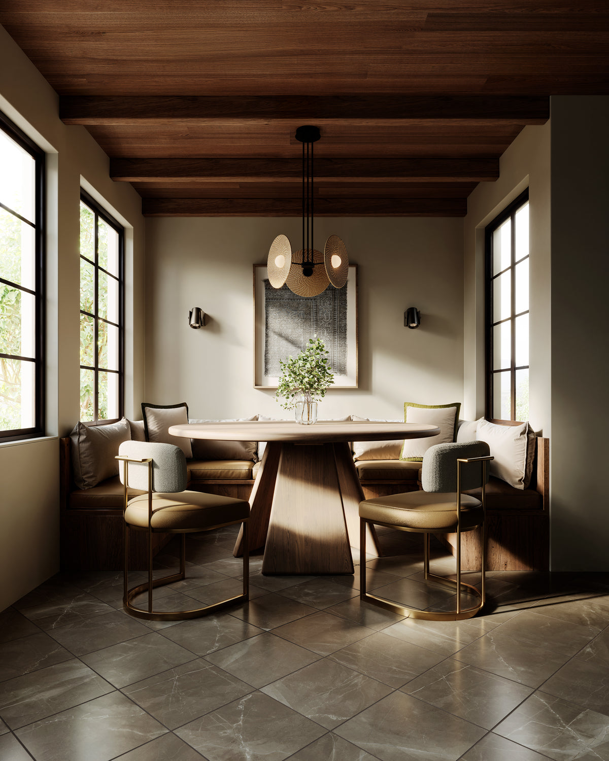 Leona 12 x 12 Matte Porcelain Tile in Amani Bronze