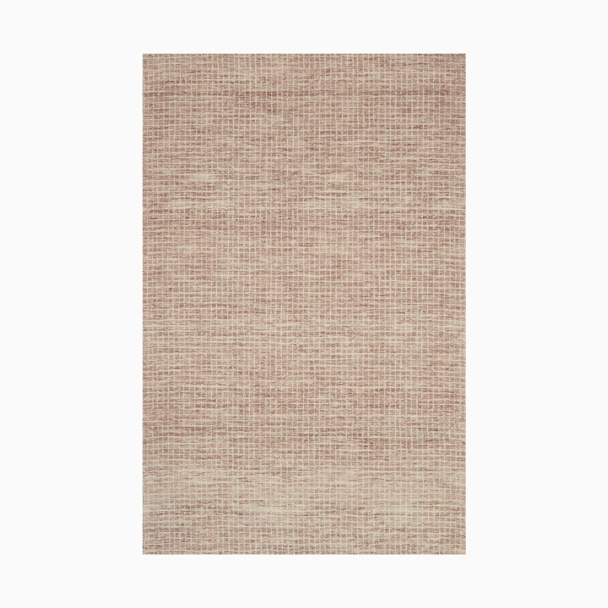 Wool hooked rug in rust and taupe, designed for long-lasting resilience and a plush texture, ideal for cozy farmhouse and eclectic decor.