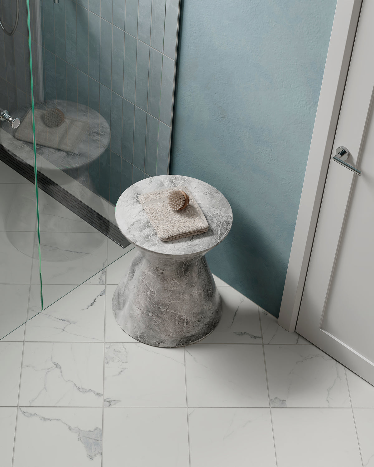 Leona 12 x 12 Matte Porcelain Tile in Calacatta