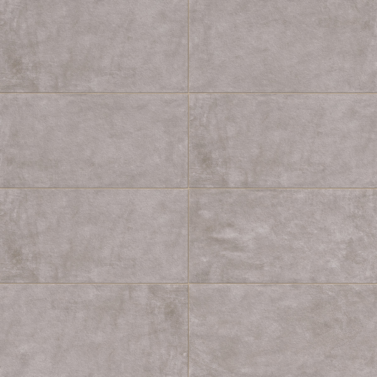 Rectangular porcelain tile in a gripfinish with a smooth, lightly textured surface, featuring a light neutral gray color with subtle tonal variation.