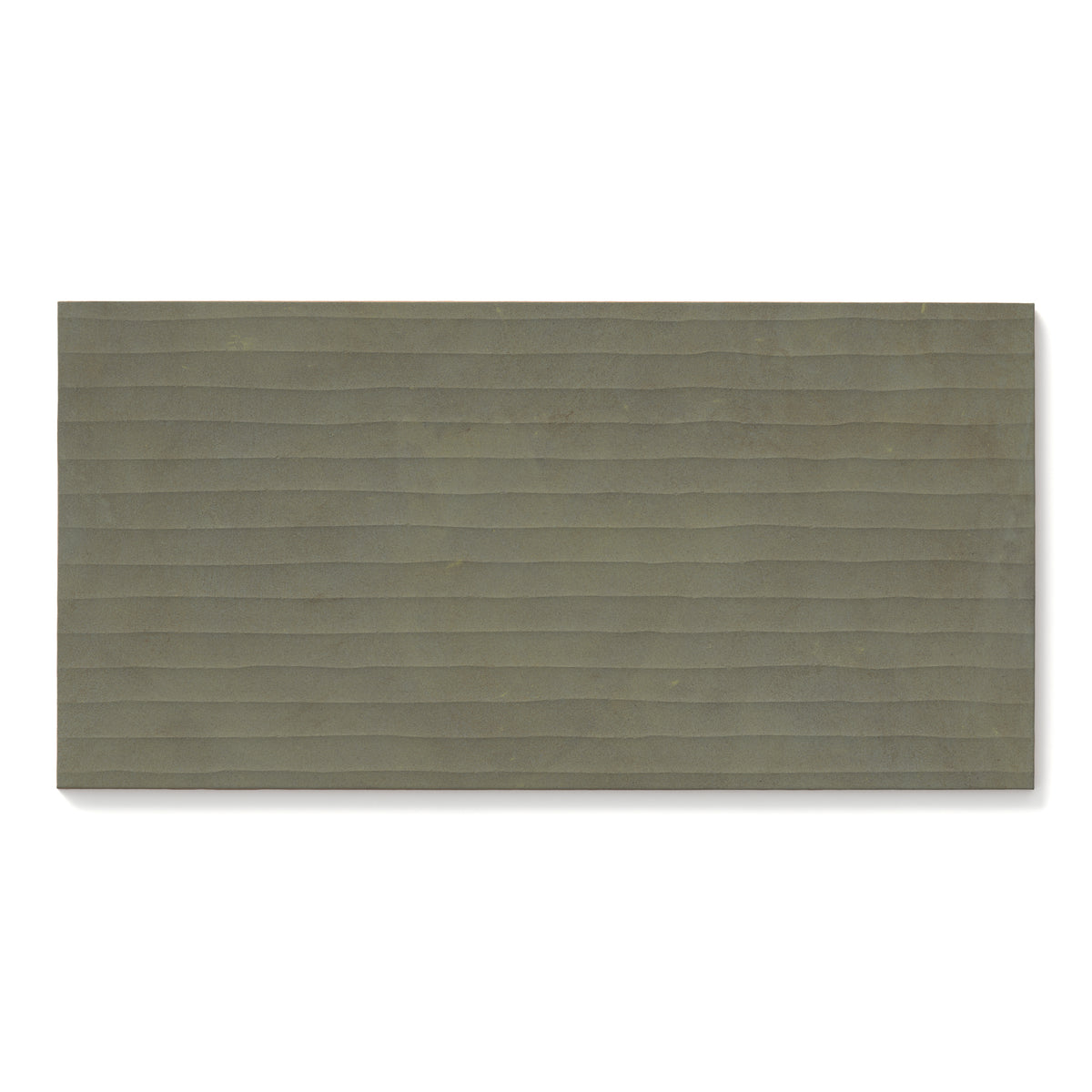 Kai 12 x 24 Fluted Matte Porcelain Tile in Jade
