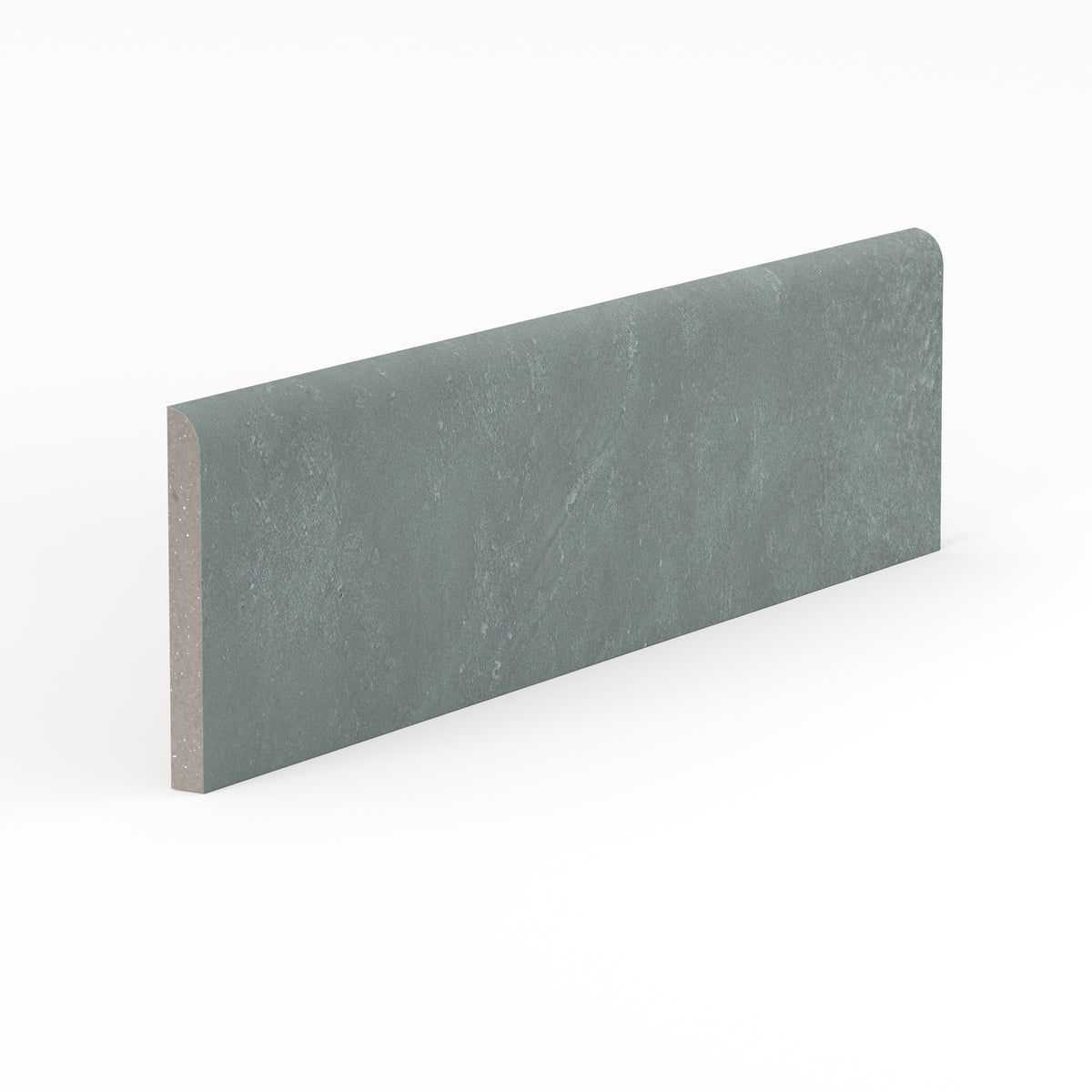 Kai 3 x 12 Bullnose Matte Porcelain Tile in Marine