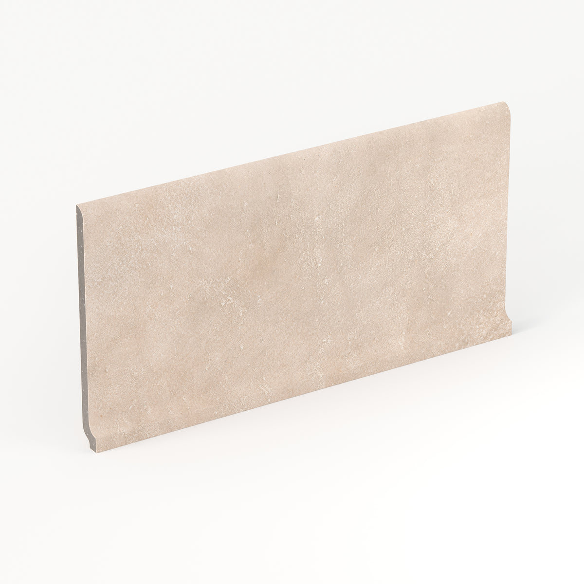 Kai 6 x 12 Cove Base Matte Porcelain Tile in Alabaster