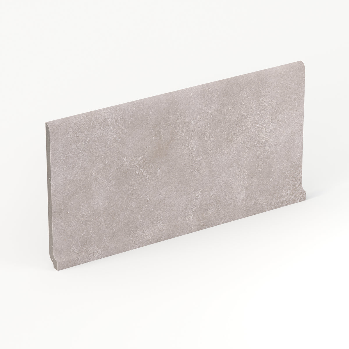 Kai 6 x 12 Cove Base Matte Porcelain Tile in Smoke