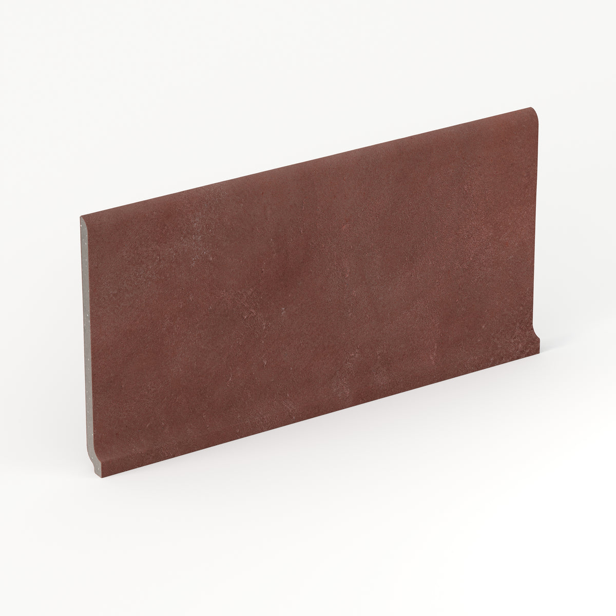 Kai 6 x 12 Cove Base Matte Porcelain Tile in Marron