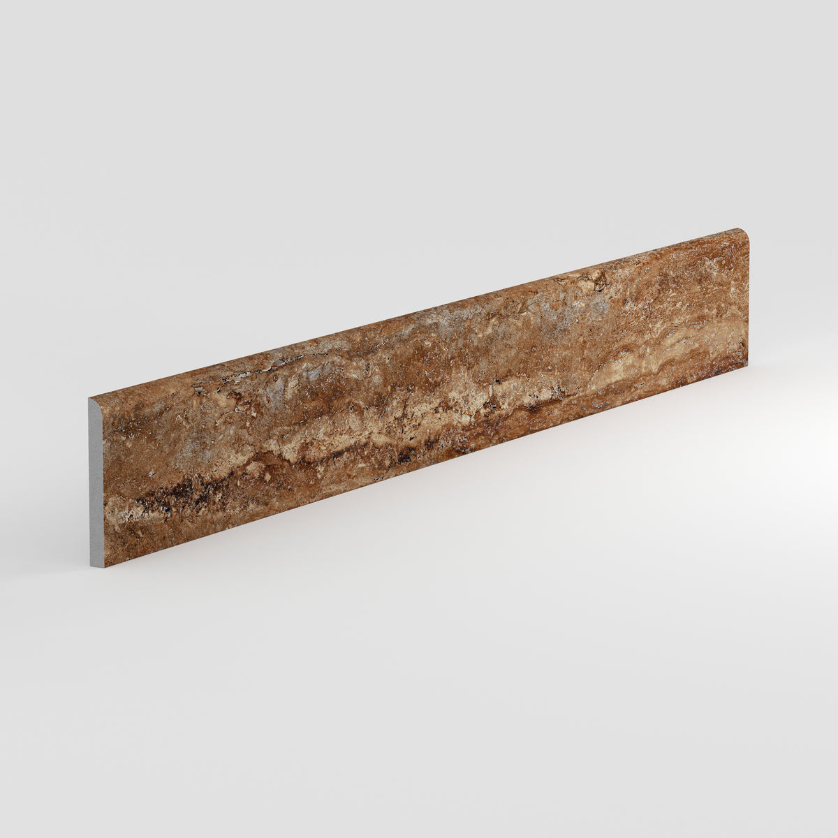 Marlow 3 x 24 Matte Porcelain Bullnose Tile in Bold