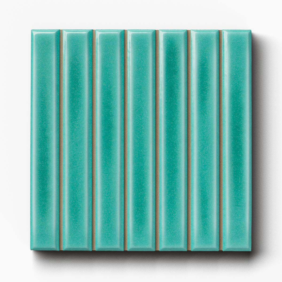 Celia 4.6 x 4.6 Glossy Porcelain Tile in Turques