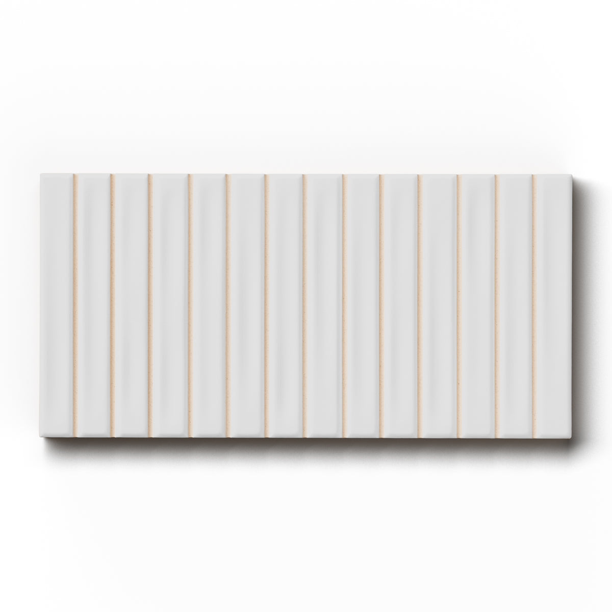 Celia 5 x 10 Matte Ceramic Tile in White