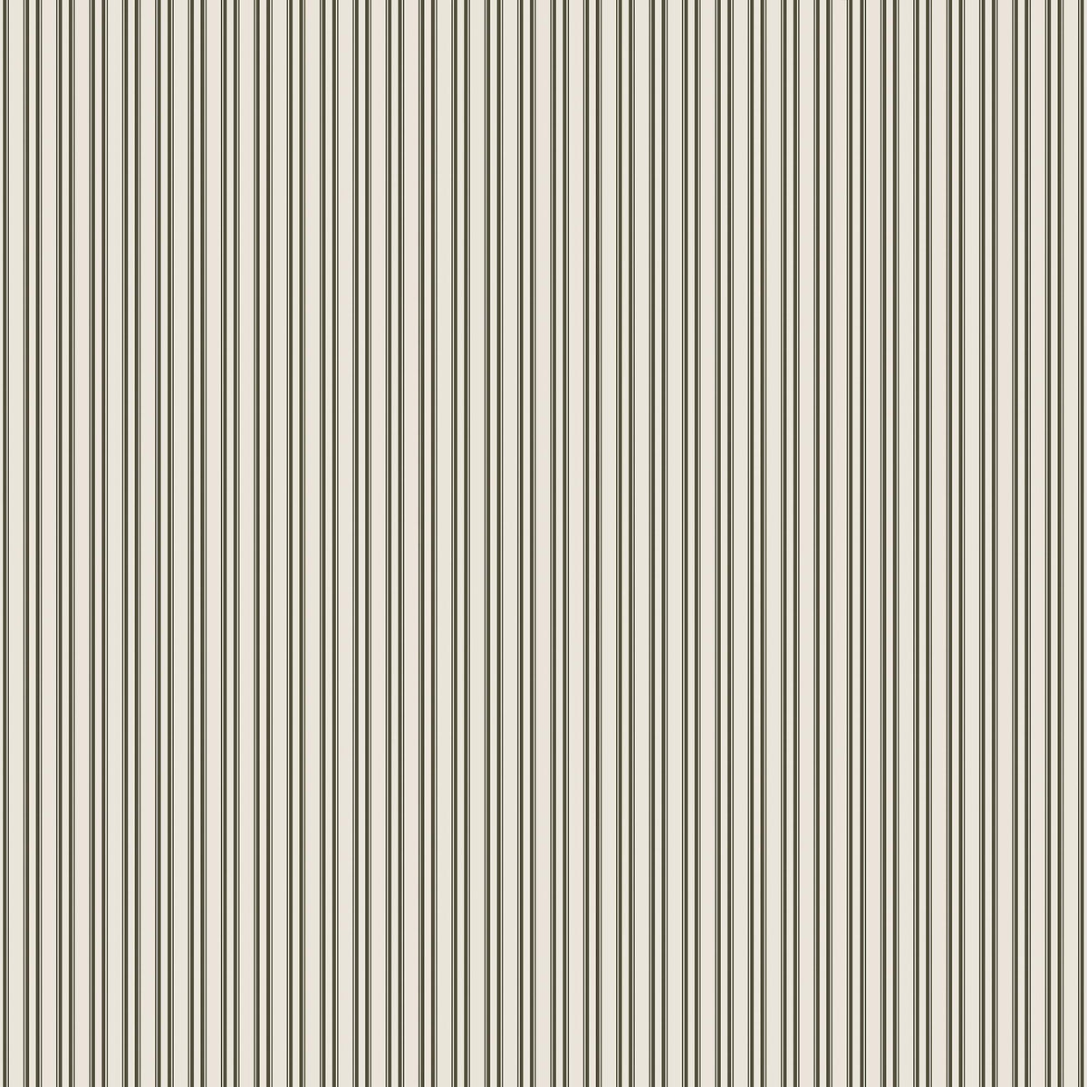 Suffolk Wallpaper in Olive II featuring fine vertical stripes in soft white and deep olive green tones, creating a subtle linear pattern that adds gentle contrast and texture to walls, sized 52" x 132".