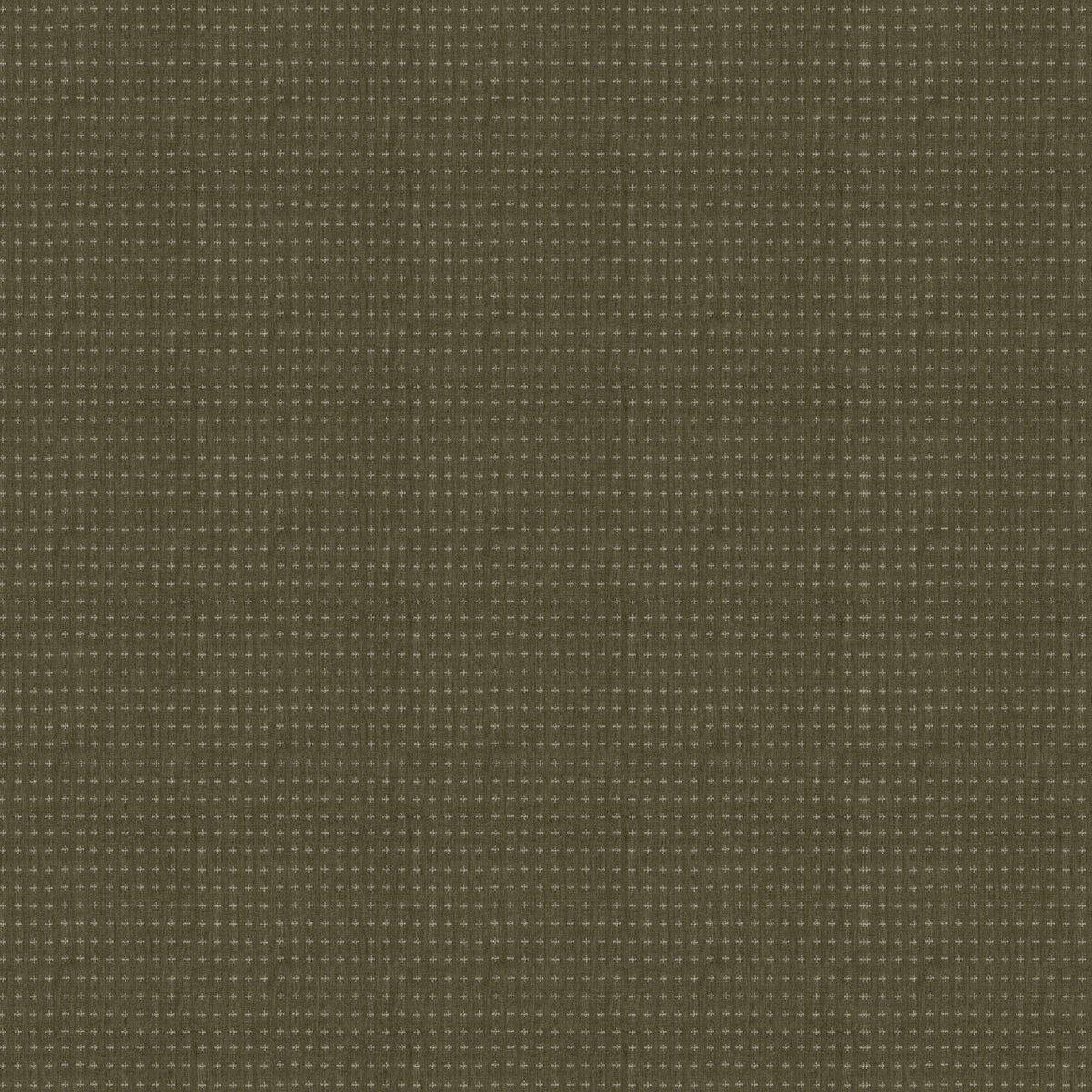York Wallpaper in Olive featuring an olive green base with fine white crosshatch details that create a subtle woven texture and soft dimensional look, sized 52" x 132".