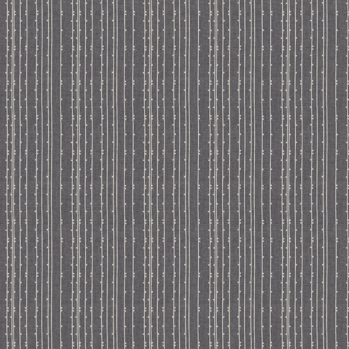 Dark gray textured wallpaper with vertical dashed stripes creating a subtle modern linear pattern.