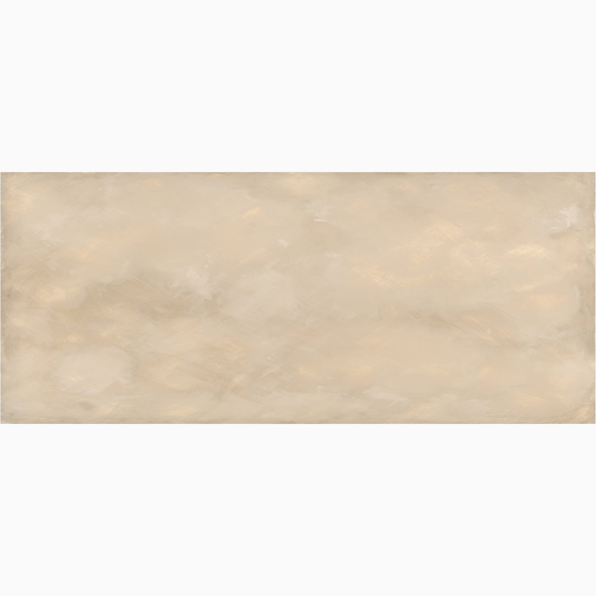 Beige abstract limewash-look wallpaper mural with soft tonal texture, designed in a gallery-scale width.