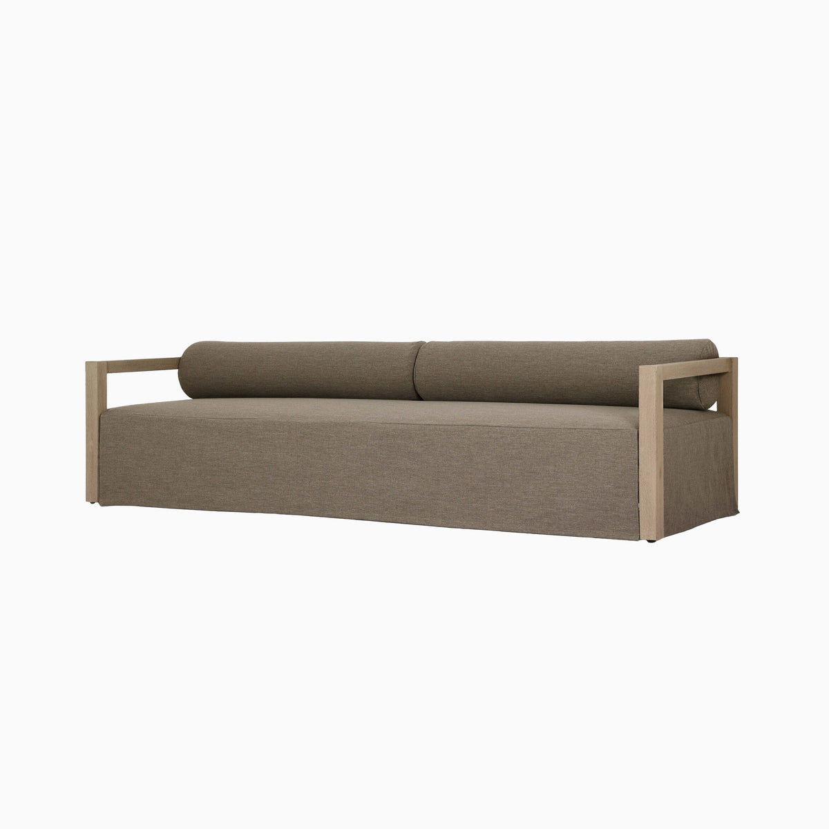 Riverton Outdoor Sofa in Alessi Fawn, 106"