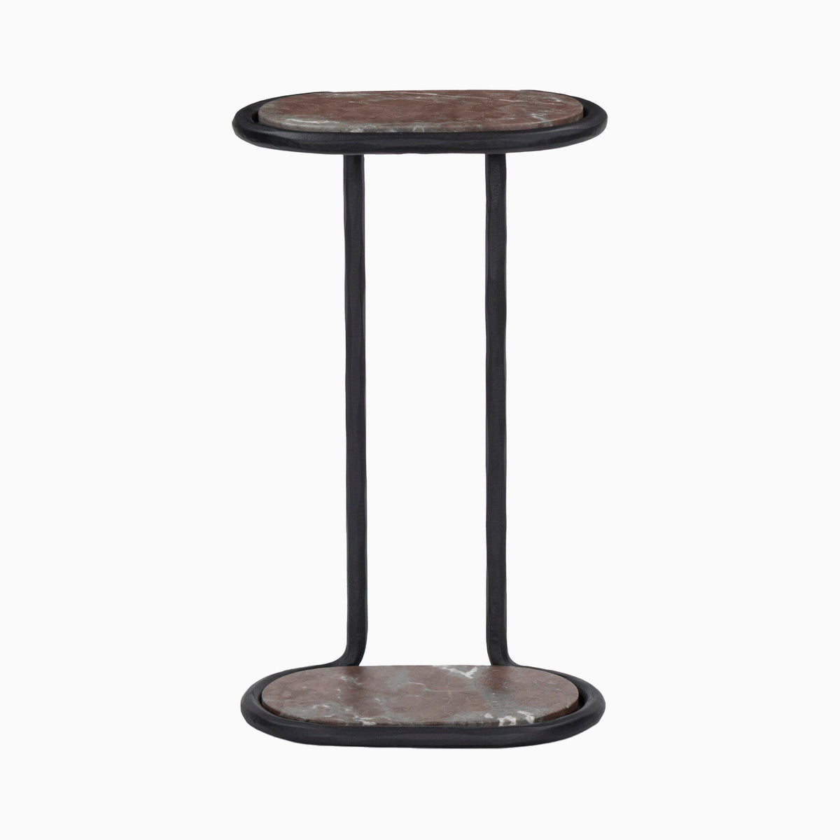 Pendleton End Table in Textured Smoke and Russet